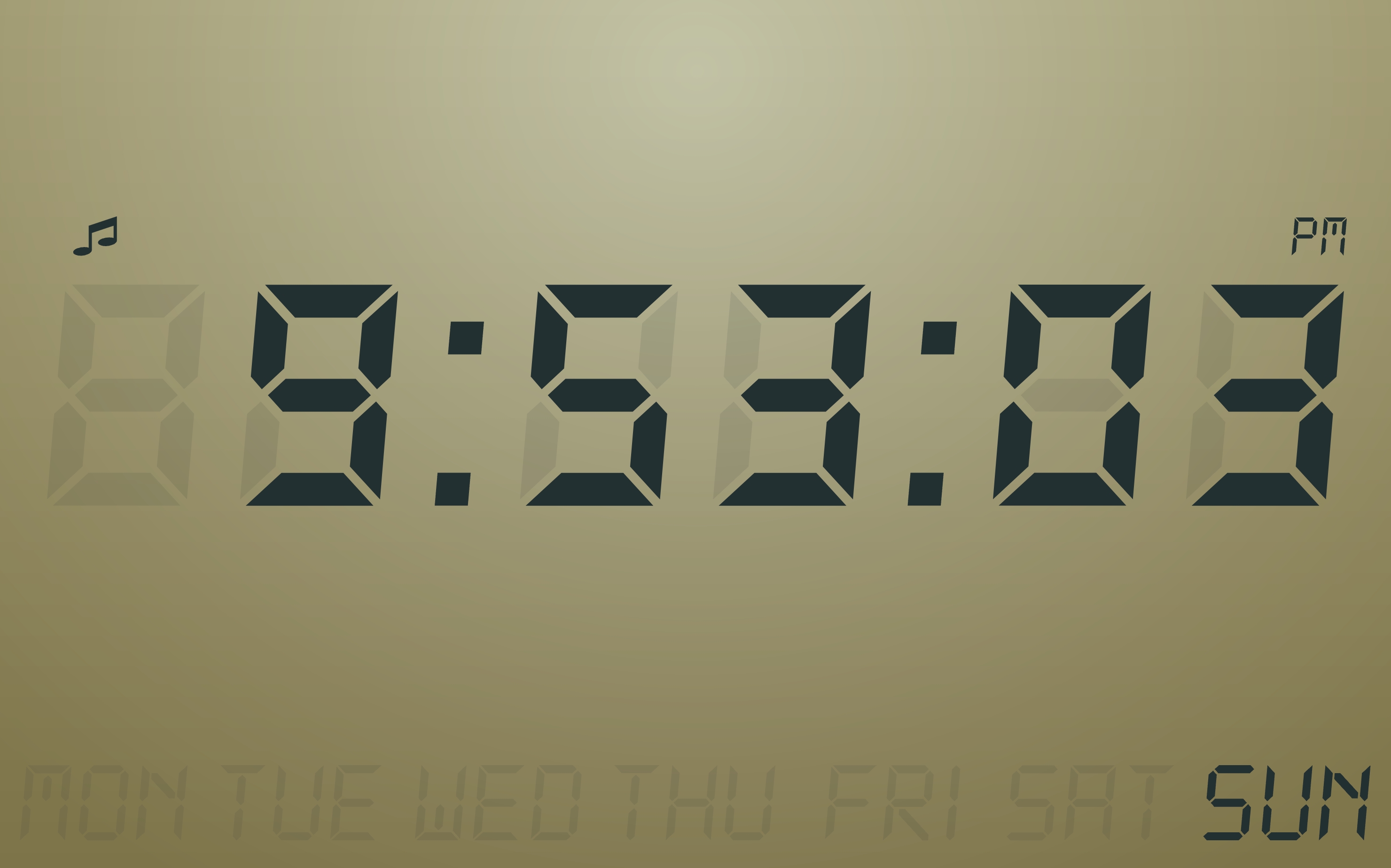 Digital Alarm Clock - Screen 3